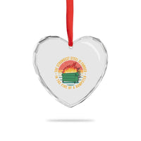Funny Lil Dumpster Fire Heart Crystal Glass Ornament The Strongest Steel Is Forged In The Fire Of A Dumpster - Wonder Print Shop