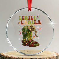 Funny Lirili Larila Italian Brainrot Meme Crystal Glass Ornament Christmas Gift - Wonder Print Shop