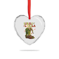 Funny Lirili Larila Italian Brainrot Meme Heart Crystal Glass Ornament Christmas Gift - Wonder Print Shop