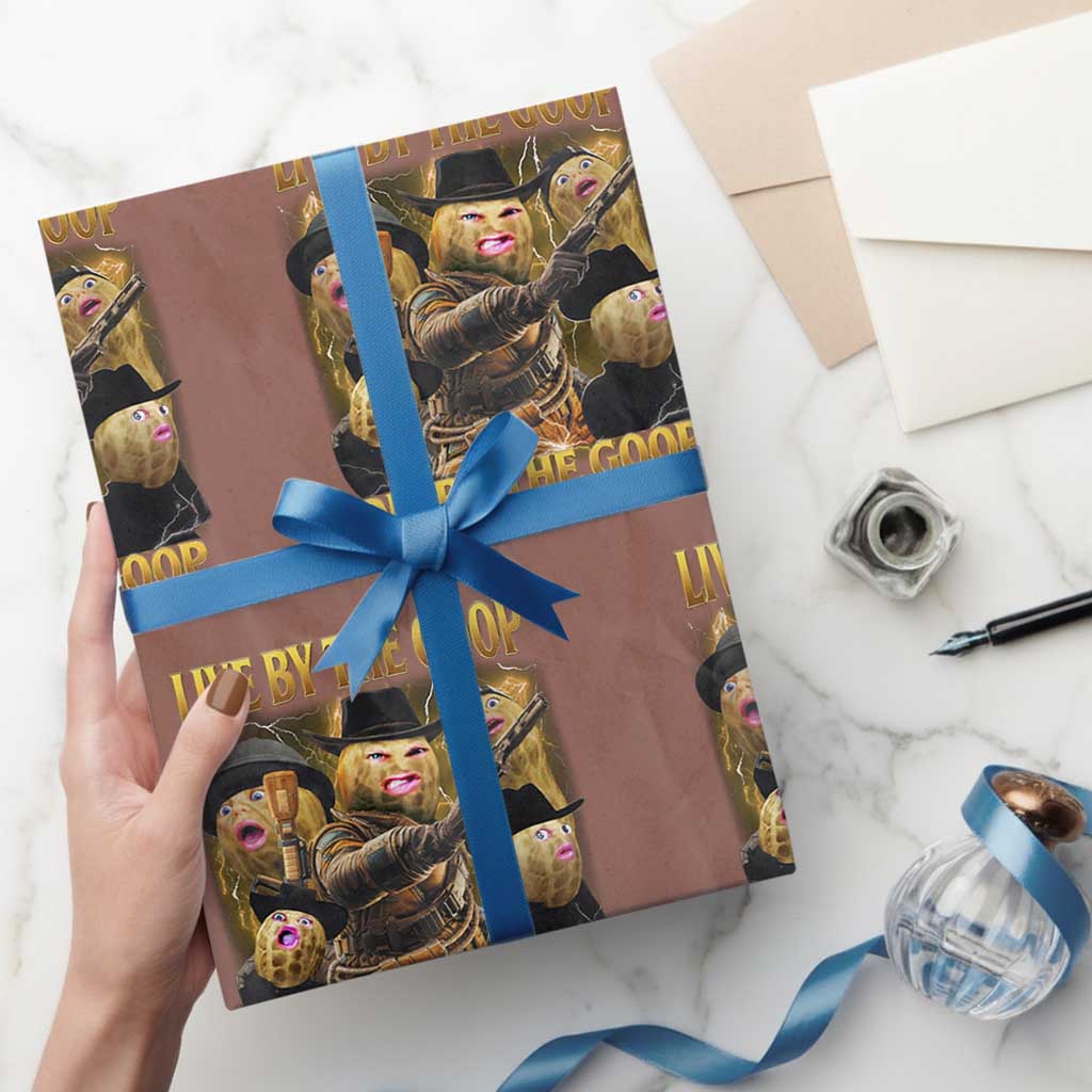 Funny Live By The Goop Die By The Goop Wrapping Paper Roll - Wonder Print Shop
