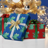 Funny Lizard Lizard Lizard Wrapping Paper Roll Cute Gecko Reptile Meme - Wonder Print Shop