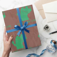 Funny Lizard Lizard Lizard Wrapping Paper Roll Weirdcore Gecko Reptile Meme - Wonder Print Shop