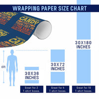 Funny Lollipop Van Gift Wrapping Paper Roll Creepy Adult I Gotta See The Candy First I'm Not Stupid - Wonder Print Shop