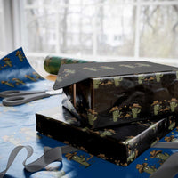 Funny Lone Star Cactus Cowboy Gunfight Gift Wrapping Paper Roll - Wonder Print Shop