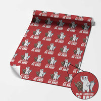 Funny Make America Go Away Wrapping Paper Roll Anti Authoritarian Political Gag Gift