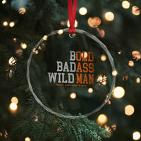 Funny Man Saying Crystal Glass Ornament Birthday Husband Dad Grandpa Fathers Day Men Gag Gift