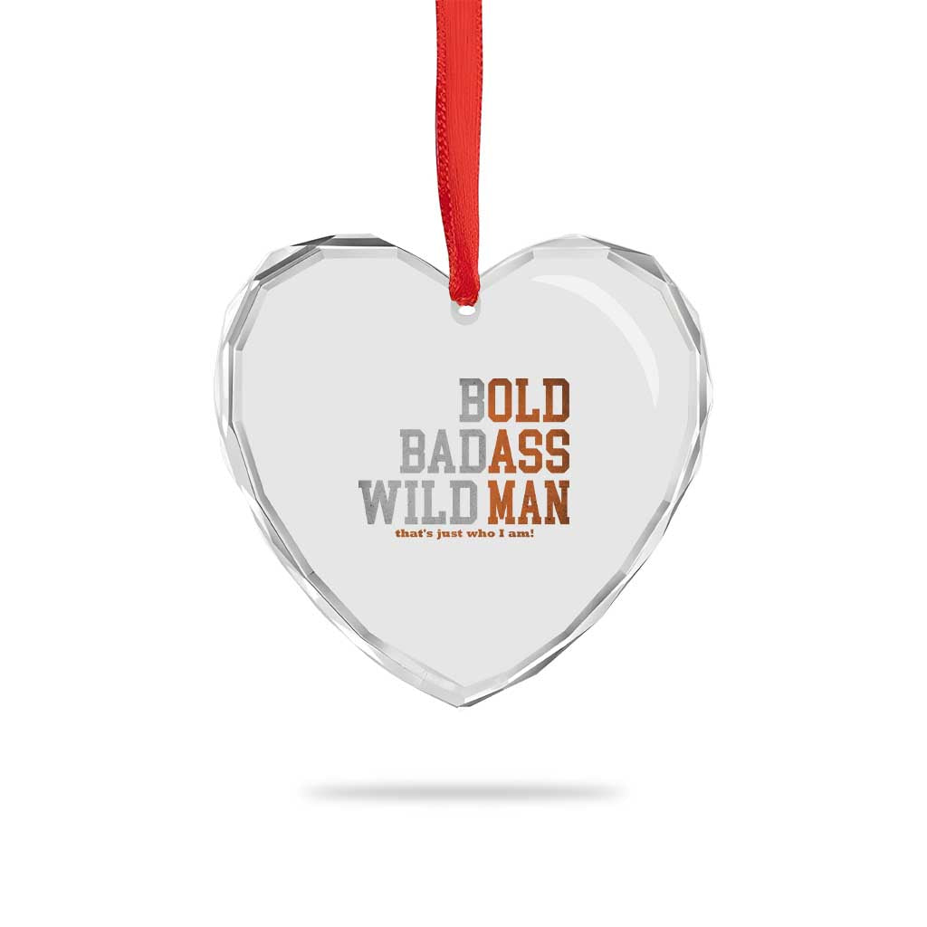 Funny Man Saying Heart Crystal Glass Ornament Birthday Husband Dad Grandpa Fathers Day Men Gag Gift