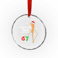 Funny Marcus The Worm 67 Meme Christmas Crystal Glass Ornament I Don't Like This It's Pissing Me Off - Wonder Print Shop