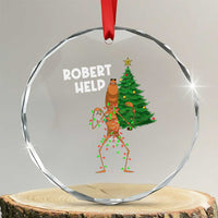 Funny Marcus The Worm Christmas Crystal Glass Ornament Robert Help Xmas Tree - Wonder Print Shop