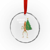 Funny Marcus The Worm Christmas Crystal Glass Ornament Robert Help Xmas Tree - Wonder Print Shop