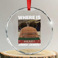 Funny Marcus The Worm Christmas Crystal Glass Ornament Where Is Jimbo James Xmas Ugly Sweater - Wonder Print Shop