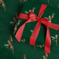 Funny Marcus The Worm Christmas Nah Wrapping Paper Roll - Wonder Print Shop