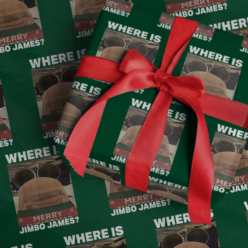 Funny Marcus The Worm Christmas Wrapping Paper Roll Where Is Jimbo James Xmas Ugly Sweater - Wonder Print Shop
