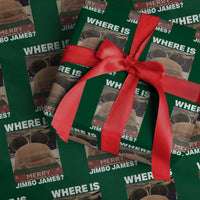 Funny Marcus The Worm Christmas Wrapping Paper Roll Where Is Jimbo James Xmas Ugly Sweater - Wonder Print Shop