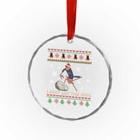 Funny Marcus The Worm Meme Crystal Glass Ornament I Do Not Like This Rock Ugly Christmas Gift - Wonder Print Shop