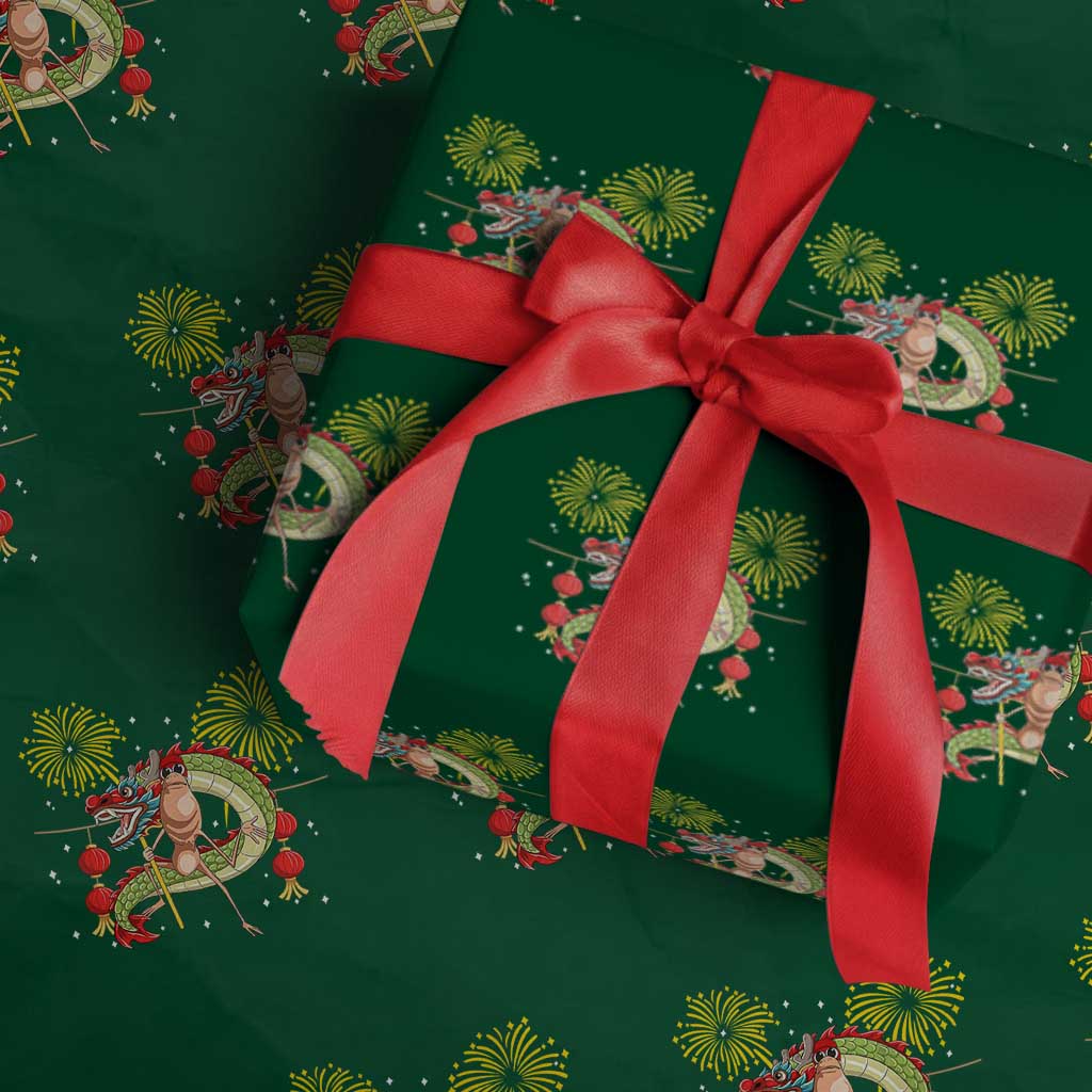 Funny Marcus The Worm Meme Wrapping Paper Roll Viral Lunar New Year - Wonder Print Shop