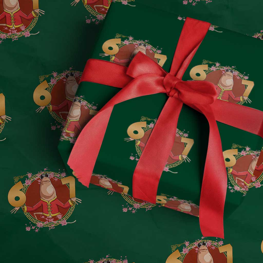 Funny Marcus The Worm Six Seven Lunar New Year Meme Wrapping Paper Roll - Wonder Print Shop