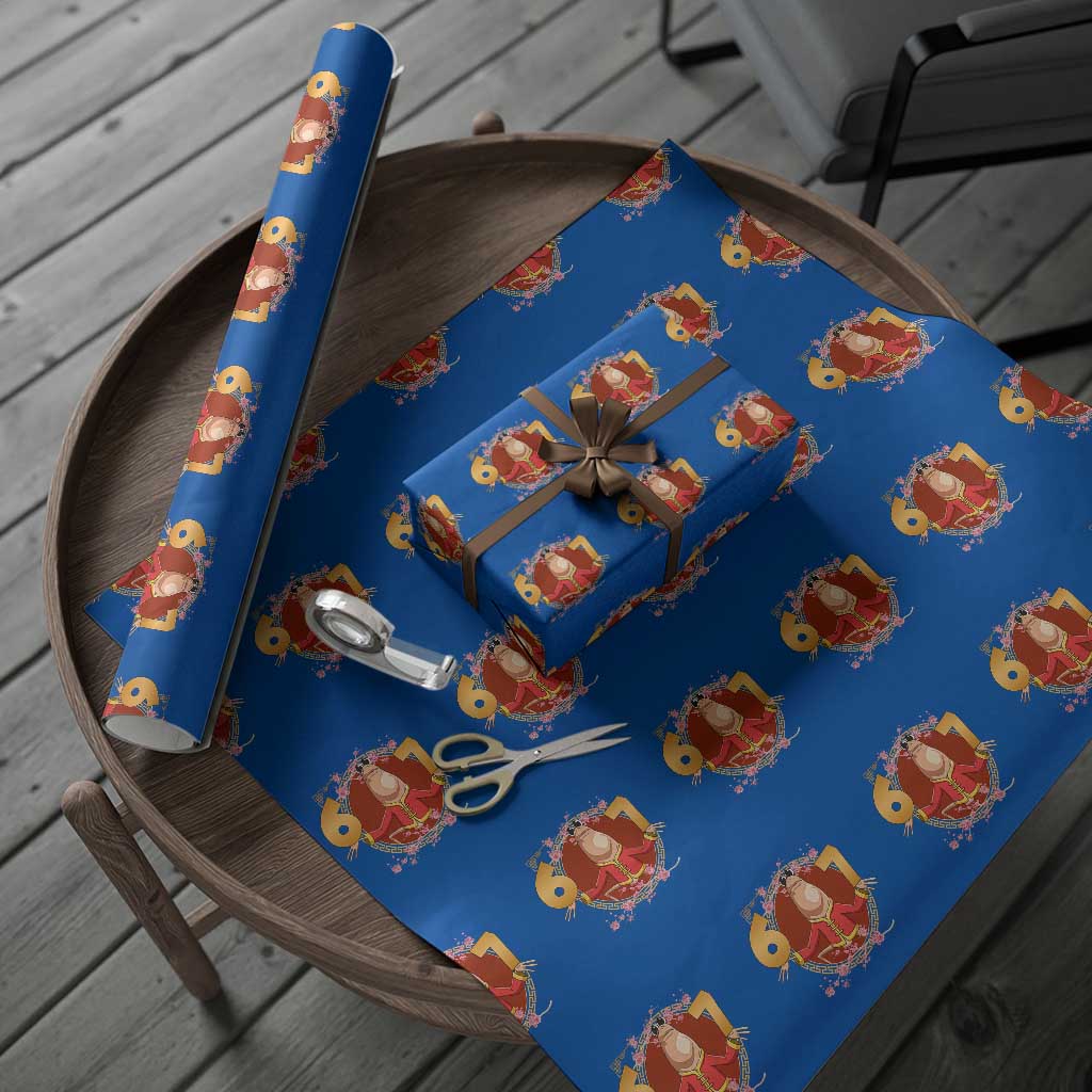 Funny Marcus The Worm Six Seven Lunar New Year Meme Wrapping Paper Roll - Wonder Print Shop