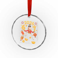 Funny Marcus The Worm Six Seven Meme Crystal Glass Ornament Lunar New Year 2026 Gift - Wonder Print Shop