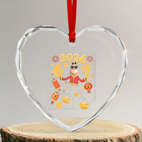 Funny Marcus The Worm Six Seven Meme Heart Crystal Glass Ornament Lunar New Year 2026 Gift - Wonder Print Shop