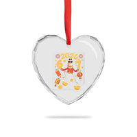 Funny Marcus The Worm Six Seven Meme Heart Crystal Glass Ornament Lunar New Year 2026 Gift - Wonder Print Shop