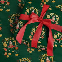 Funny Marcus The Worm Six Seven Meme Wrapping Paper Roll Lunar New Year 2026 Gift - Wonder Print Shop
