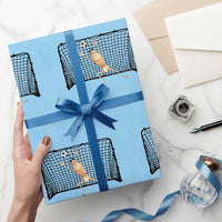 Funny Marcus The Worm Soccer Goalkeeper Gift Wrapping Paper Roll