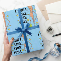 Funny Marcus The Worm Tennis Lover Wrapping Paper Roll I Do Not Like This Ball - Wonder Print Shop