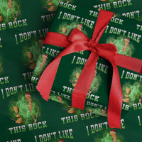 Funny Marcus The Worm Wrapping Paper Roll I Don't Like This Rock Brain Rot - Wonder Print Shop