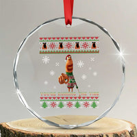 Funny Marcus The Worm You Are Ruining The Vibe Crystal Glass Ornament Ugly Christmas Gift - Wonder Print Shop