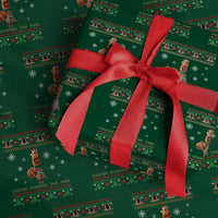 Funny Marcus The Worm You Are Ruining The Vibe Wrapping Paper Roll Ugly Christmas Gift - Wonder Print Shop