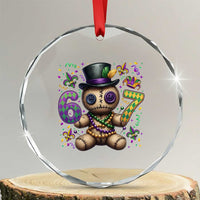 Funny Mardi Gras 67 Voodoo Doll Crystal Glass Ornament Fat Tuesday Six Seven Meme