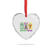 Funny Mardi Gras Animal Heart Crystal Glass Ornament Alligator Crawfish Goose New Orleans Louisiana