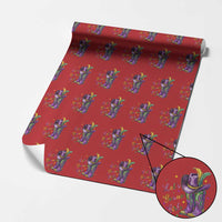 Funny Mardi Gras Cowgirl Wrapping Paper Roll Let's Geaux Girls Western Cowgirl Boots Carnival