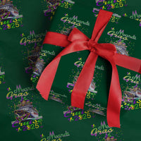 Funny Mardi Gras Cruise 2025 Wrapping Paper Roll Trip New Orleans Family Matching