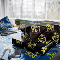 Funny Mardi Gras In Mobile Alabama Wrapping Paper Roll OMG 251 Original Mardi Gras Jester Hat