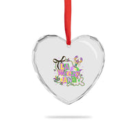 Funny Mardi Gras La Weezy Ana Heart Crystal Glass Ornament New Orleans Festival Louisiana Map