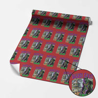 Funny Mardi Gras Rougarou Wrapping Paper Roll Mardi Gras In Da Swamp Cryptids Of Louisiana