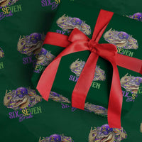 Funny Mardi Gras Six Seven Bruh Wrapping Paper Roll 67 Meme Mardigator Alligator