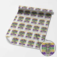 Funny Mardi Gras Skeleton Wrapping Paper Roll Six Seven Meme