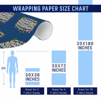Funny Mardi Gras Throw Girl Life Wrapping Paper Roll Friendship Bracelet Beads