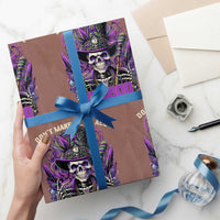 Funny Mardi Gras Voodoo Wrapping Paper Roll Don't Make Me Go All Voodoo On You New Orleans Witch Doctor