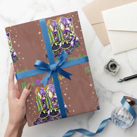 Funny Mardi Gras Wrapping Paper Roll These Boots Were Made For Marching