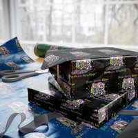 Funny Mardi Gras Wrapping Paper Roll These Boots Were Made For Marching
