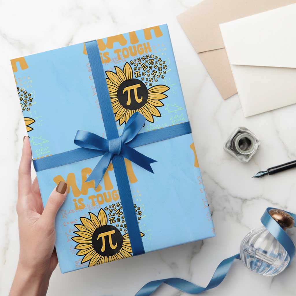 Funny Math Teacher Back To School Wrapping Paper Roll Math Is Tough But So Are You - Wonder Print Shop