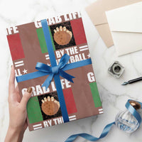 Funny Meatball Wrapping Paper Roll Italian Food Italy Flag - Wonder Print Shop