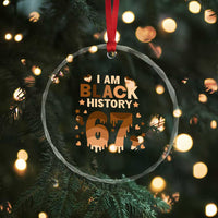Funny Melanin Six Seven Meme Crystal Glass Ornament African American Gift - Wonder Print Shop