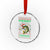 Funny Merry Fishmas Ugly Sweater Crystal Glass Ornament Fisherman Christmas Gift - Wonder Print Shop