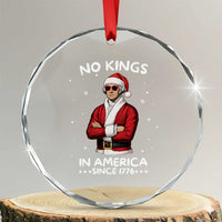 Funny Merry No Kings Since 1776 George Washington Crystal Glass Ornament Christmas Gift TS12