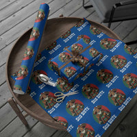 Funny Mexican Christmas 67 Wrapping Paper Roll Seis Siete Santa In Mexico - Wonder Print Shop